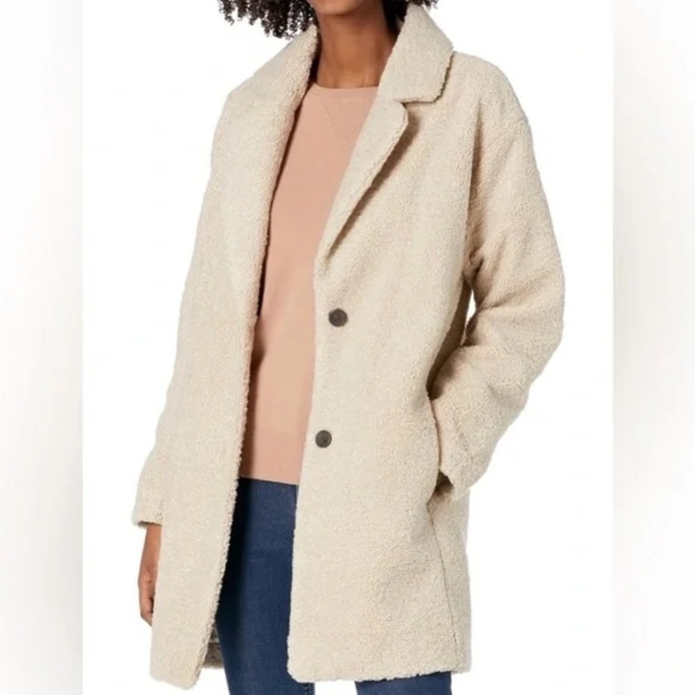 Daily Ritual Teddy Coat Large